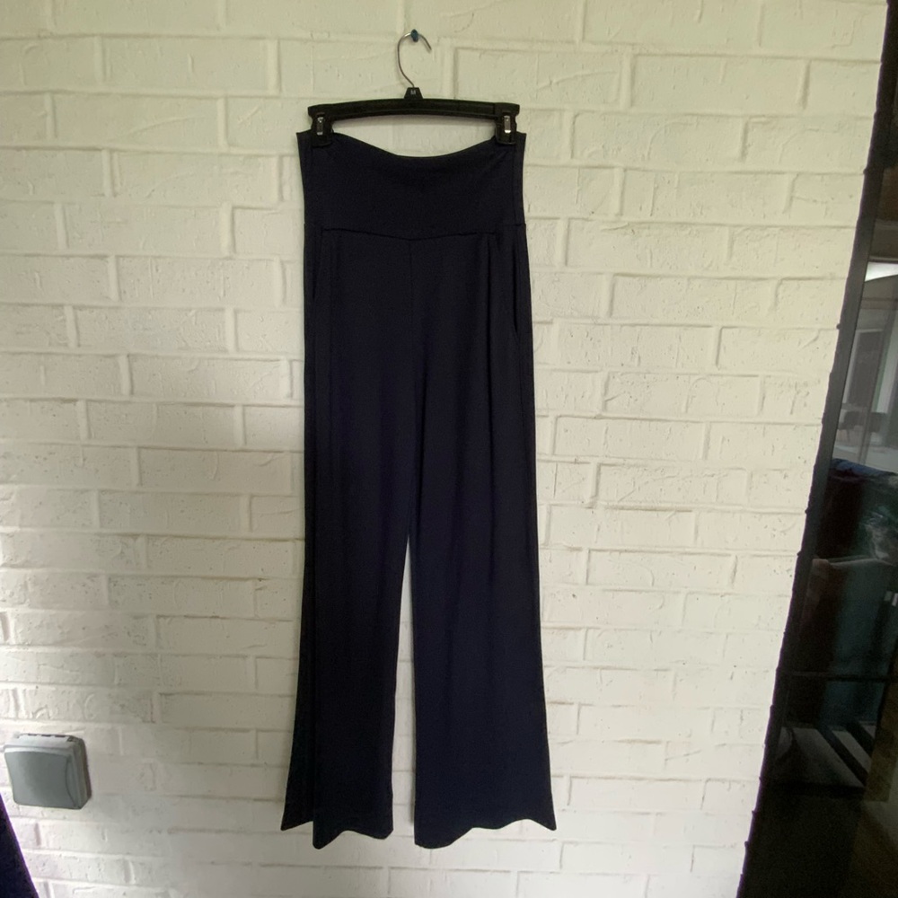 CAbi Navy Wide-Leg Women's Pants